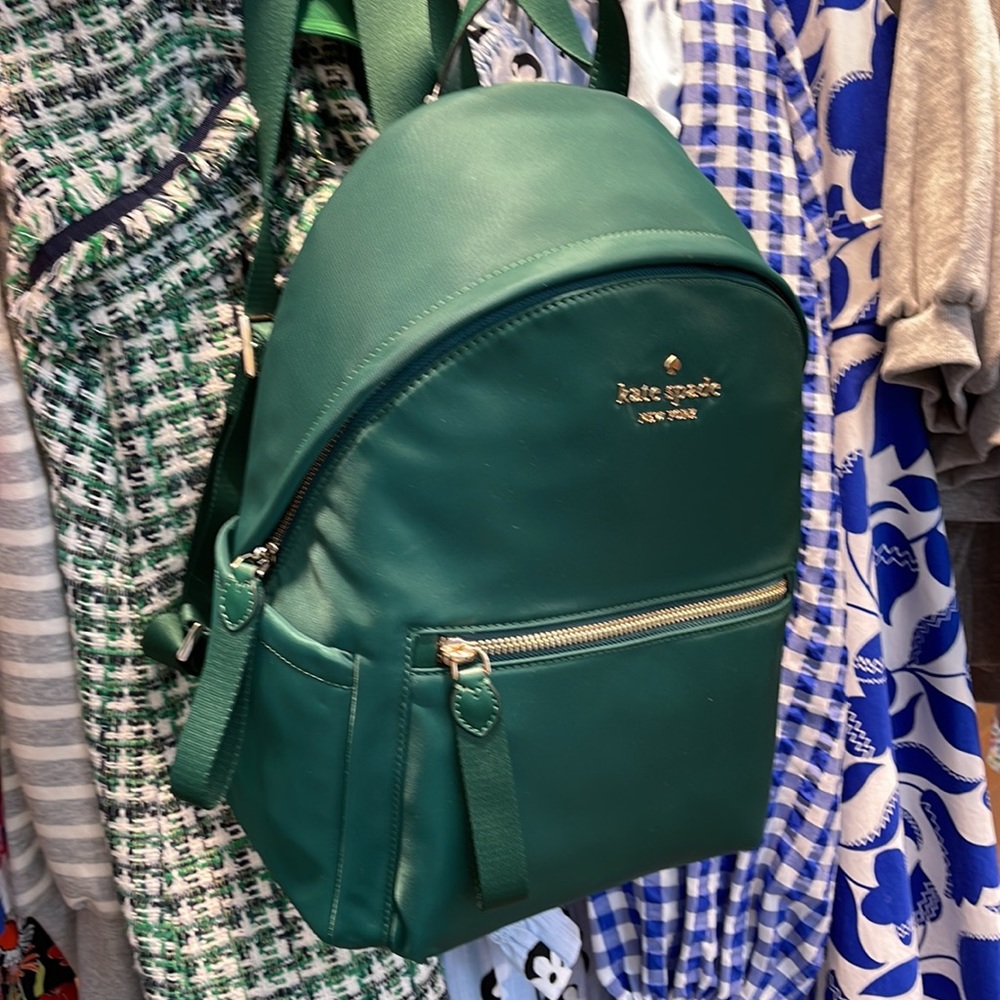 Kate Spade Chelsea Medium Backpack 
COLOR: Deep Jade 
NWT - Picture 4 of 16